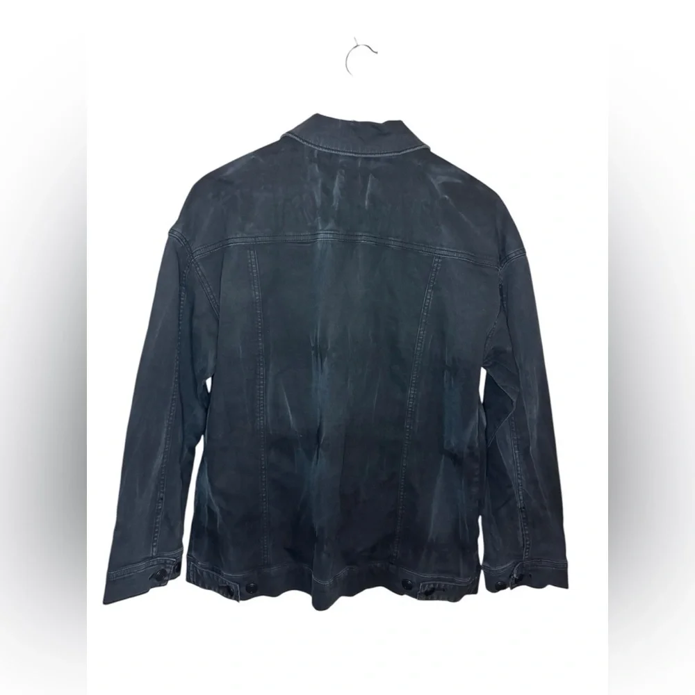 Free People Oversized Tie Dye Denim Jacket Size M - Picture 4 of 8
